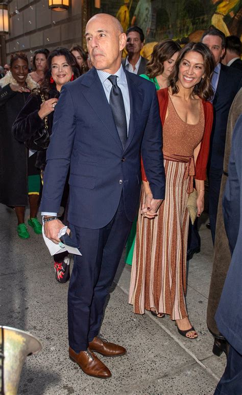 shamin abas and matt lauer|Matt Lauer and girlfriend Shamin Abas hold hands on。